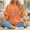 Pumpkin Bows Short Sleeve T-Shirt