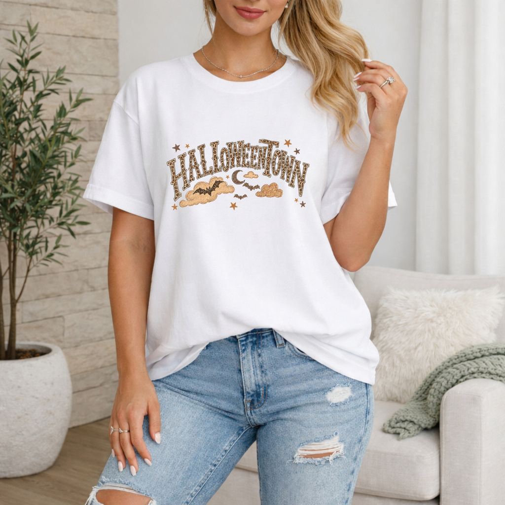 Cheetah Halloweentown Short Sleeve T-Shirt