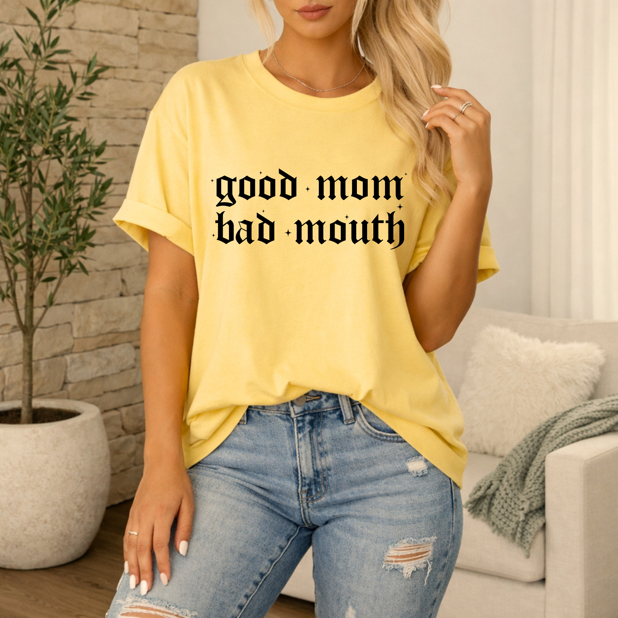 Black Good Mom Short Sleeve T-Shirt