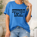 Black Support Local Short Sleeve T-Shirt
