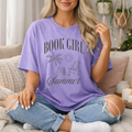 Grey Book Girl Summer Short Sleeve T-Shirt