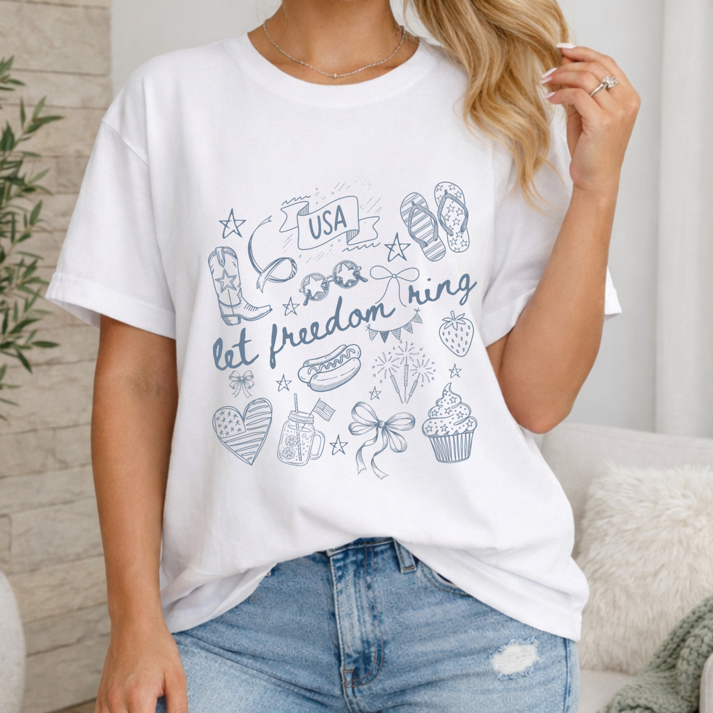 Let Freedom Ring Short Sleeve T-Shirt