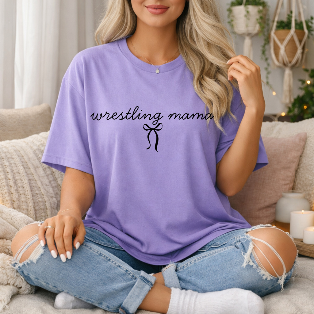 Wrestling Mama Short Sleeve T-Shirt